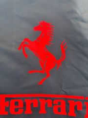 Black ferrari Parachute Jacket printed