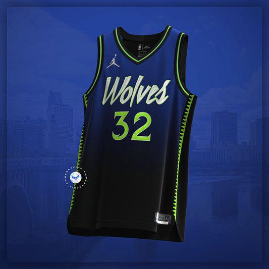 Wolves 32 Basketball jersey