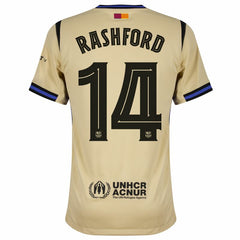 Nike Barcelona Away Rashford 14 Shirt 2025-2026 (Champions League)