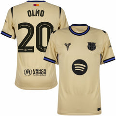 Nike Barcelona Away Olmo 20 Shirt 2025-2026 (Champions League)