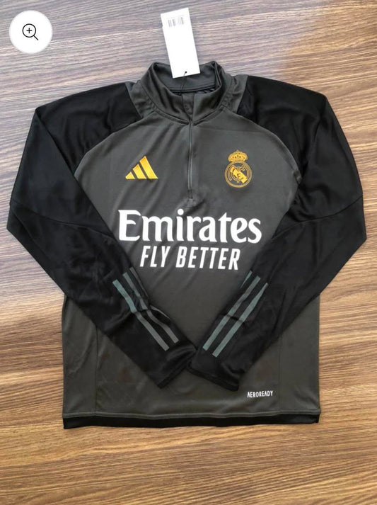 RealMadrid Full sleeves Half zipper