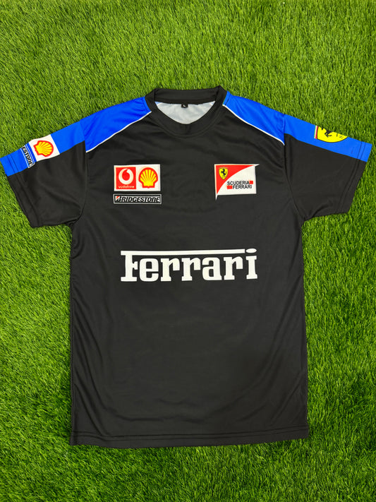 Ferrari blue design shirt