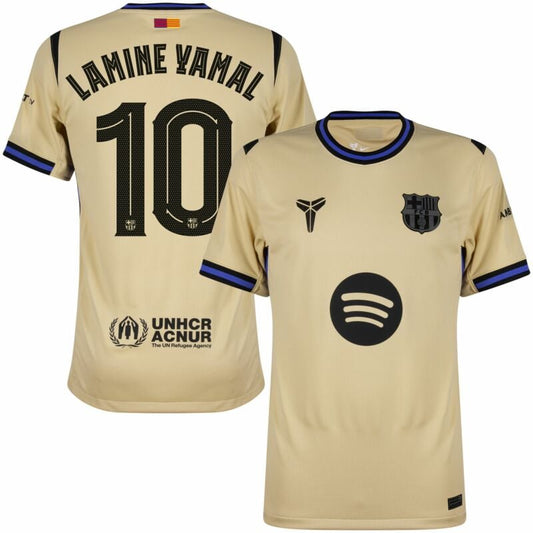 Nike Barcelona x Kobe Away Lamine Yamal 10 Shirt 2025-2026 (Champions League)