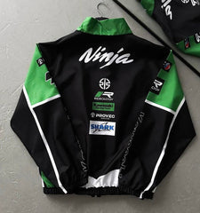 Green Ninja Kawasaki premium Parachute jacket