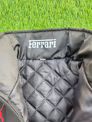 Black ferrari Parachute Jacket printed