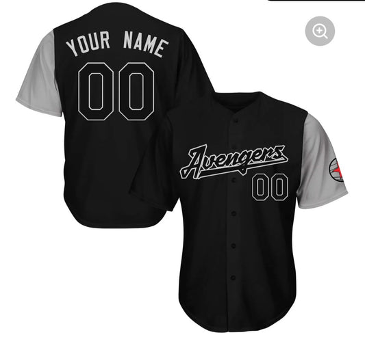 Avengers baseball jersey