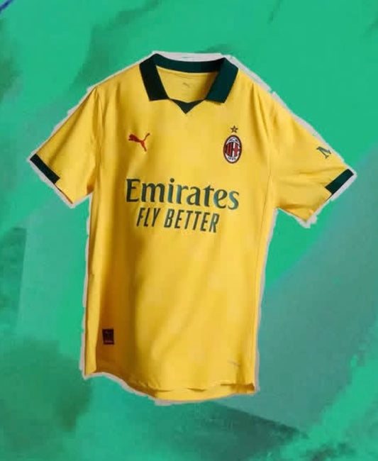 Ac millan yellow shirt 25-26
