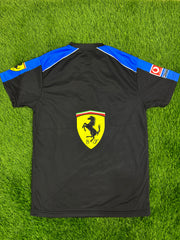 Ferrari blue design shirt
