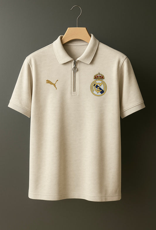 Real Madrid Zip Polo shirt