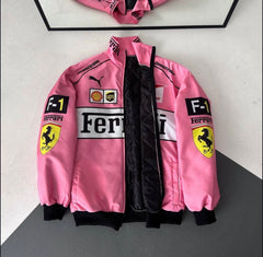 F1 Pink Ferrari Jacket