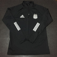 Argentina black zipper white stripes