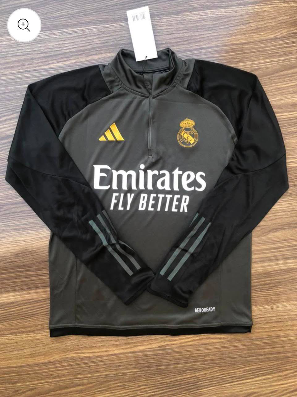 RealMadrid Full sleeves Half zipper