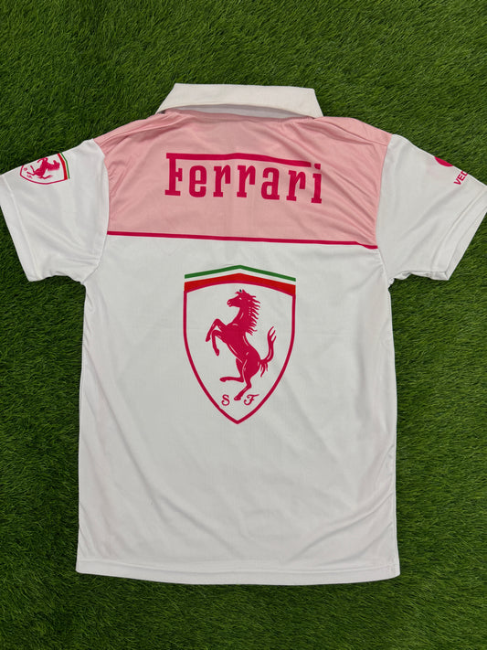 Pink Ferrari Polo shirt