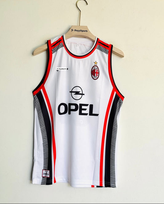 Ac millan white FC vest jersey