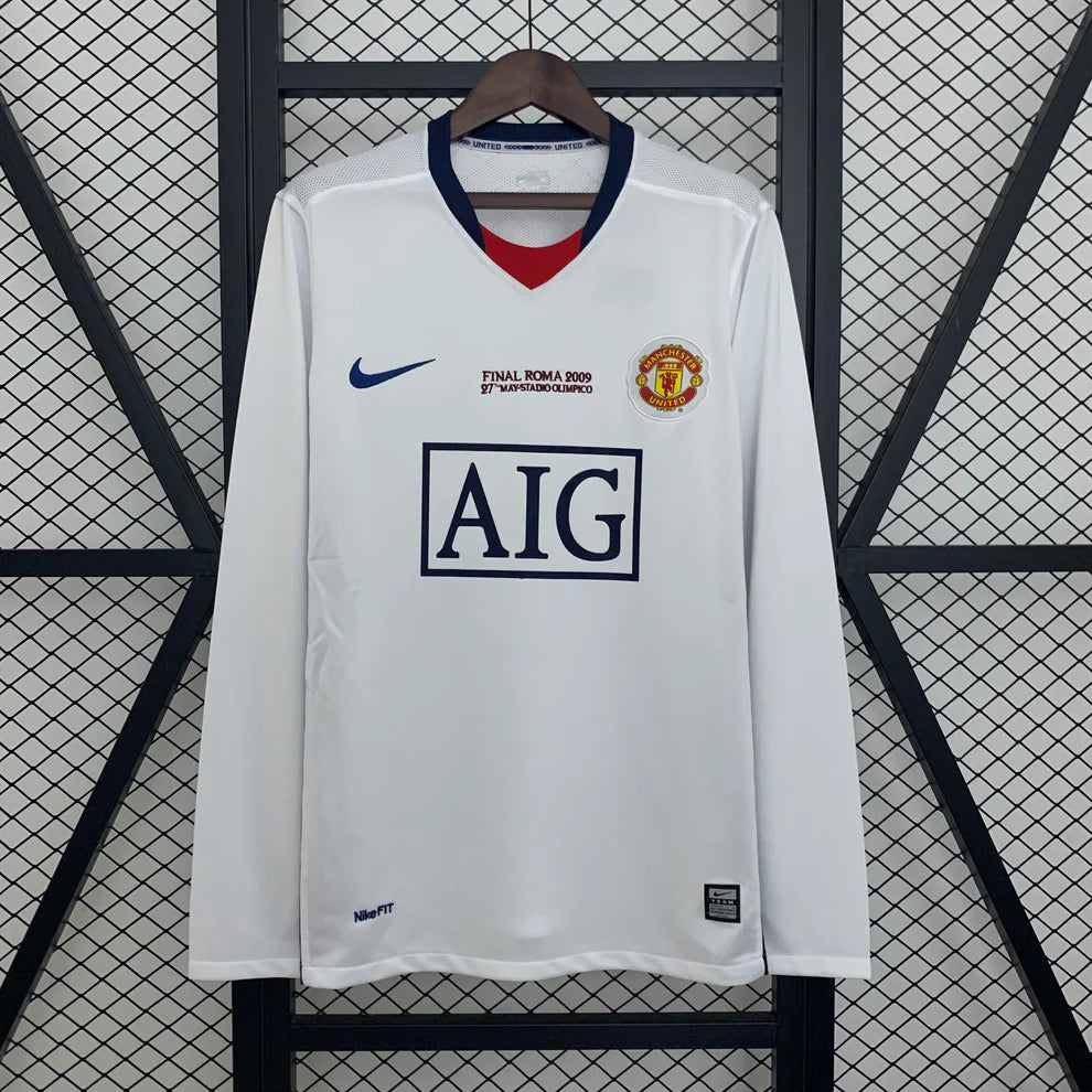 Manchester United Longsleeves 2009 Champions League Final Away Jersey