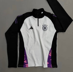 White and Black Germeny Home Football Zipper