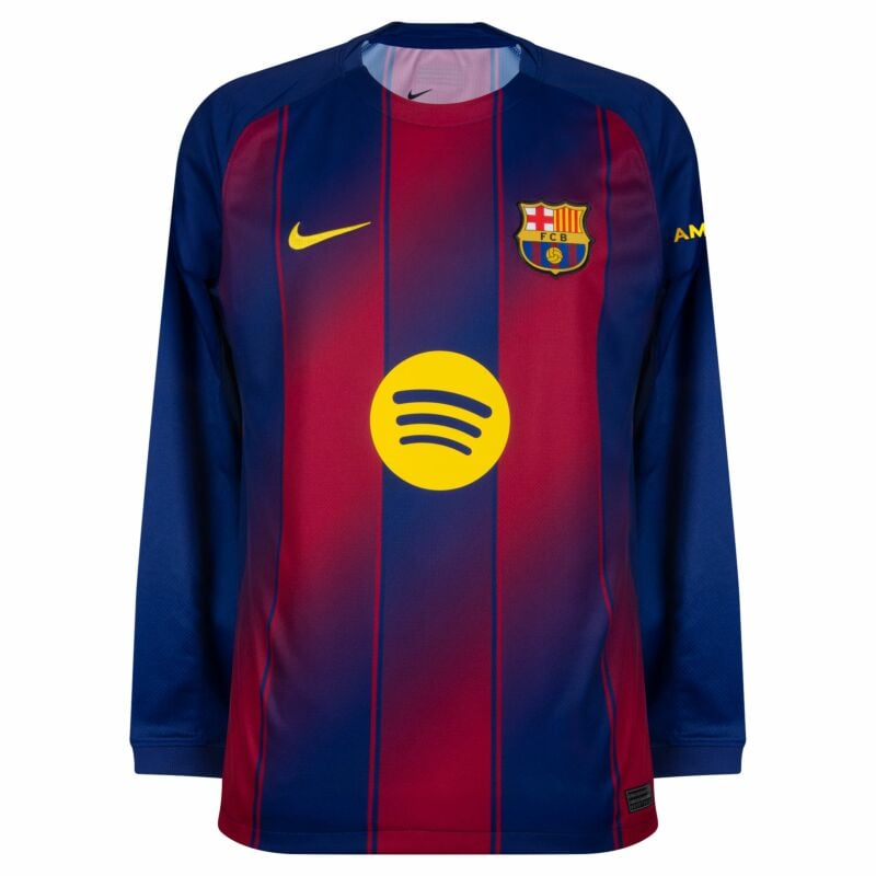 Nike Barcelona Home L/S Shirt 2025-2026 (La Liga Options)